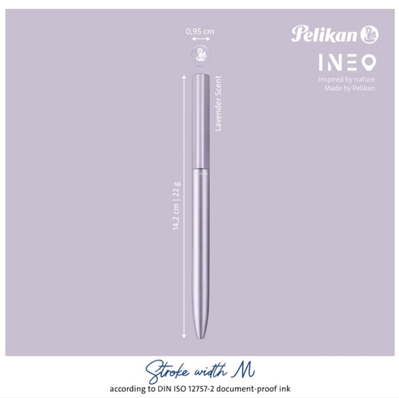 ❤️BUY 5 GET 3 FREE Sleek Silver Pen Pelikan Ineo Ballpoint Pen - Picture 13 of 13
